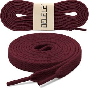 DELELE MAROON SHOE LACES NWT